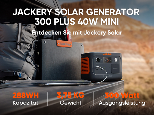 発電機・ポータブル電源 Jackery Solar Generator 300 Plus40W Mini yvpubthum11379038-
