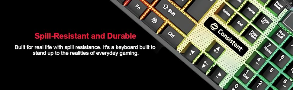 SPN-BFCC  Radium Wired Gaming Keyboard 