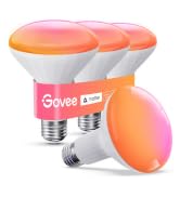 Govee BR30 Smart Light Bulbs, Works with Matter, Alexa and Google Assistant, LED Light Bulb, WiFi...