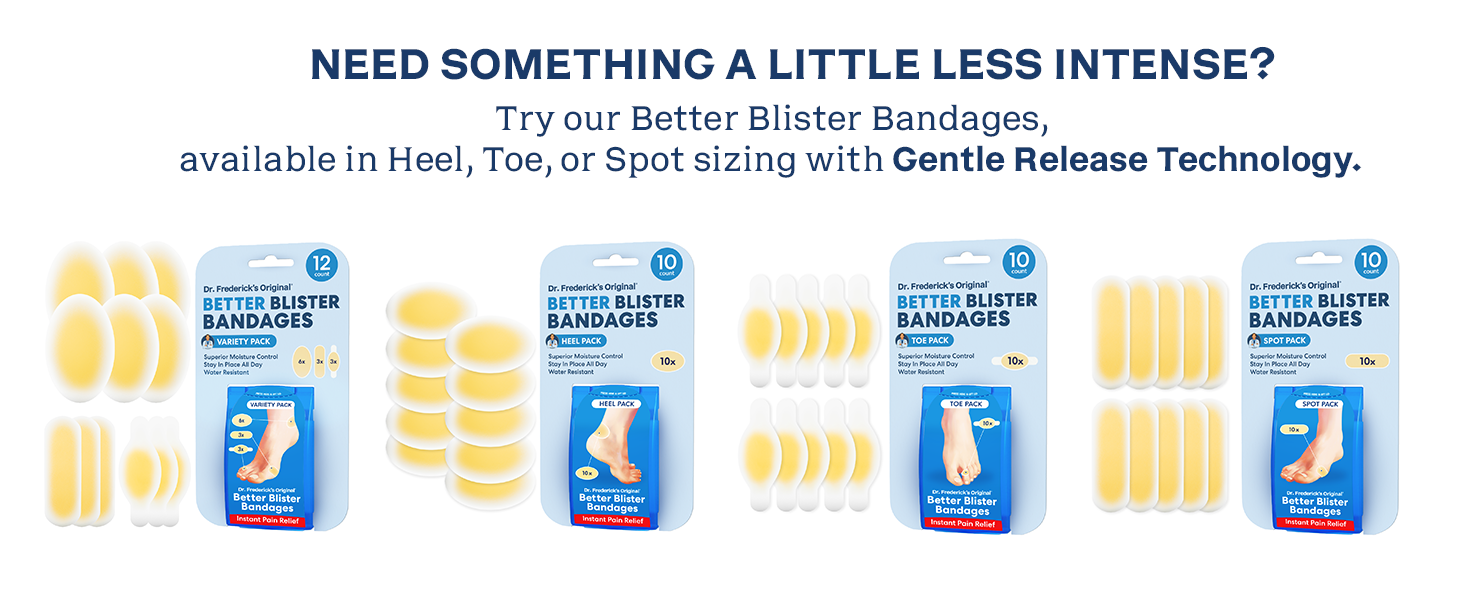 dr. frederick's original better blister bandages