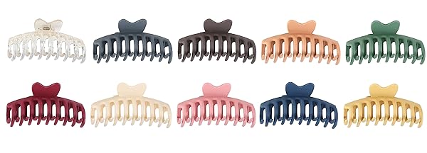12 PCS Butterfly Hair Claw Clips