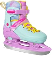 Nattork Ice Skates 4 Sizes Adjustable for Kids Boys Girls, Fun Beginner Ice Skating for Outdoor, ...