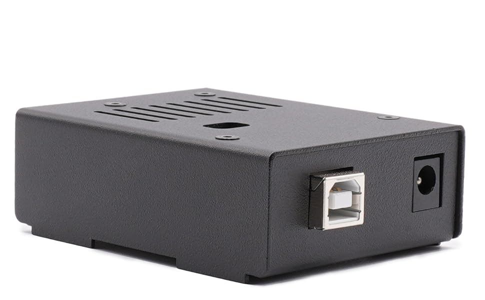 KKSB Metal Case for Arduino UNO Rev3 - Black Powdercoated Steel: Amazon ...