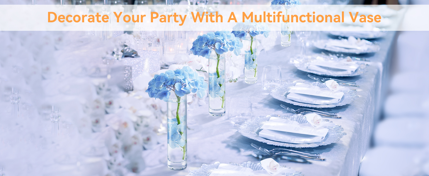 Glass Vases for Centerpieces Clear Vase,... 10 vase