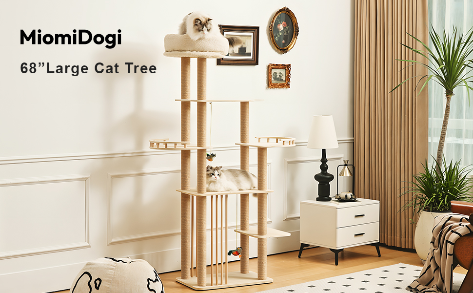 Wooden Cat Tree