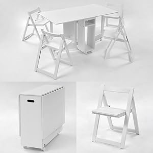 LOWYA ダイニングセット 折りたたみ 4人掛け ナチュラル Amazon｜LOWYA ロウヤ ダイニングセット ダイニングテーブル
