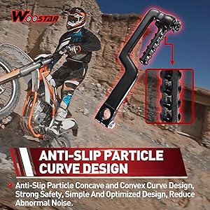 Amazon.com: WOOSTAR 13mm Kick Start Lever Replacement for 4