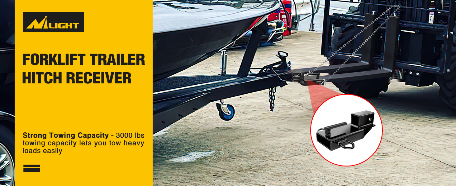 Nilight Tractor Bucket Hooks with Tie Down Ring