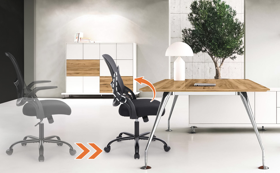 Ergonomic Office Chair Home Office Desk Chairs, Breathable Mesh Back Computer Chair