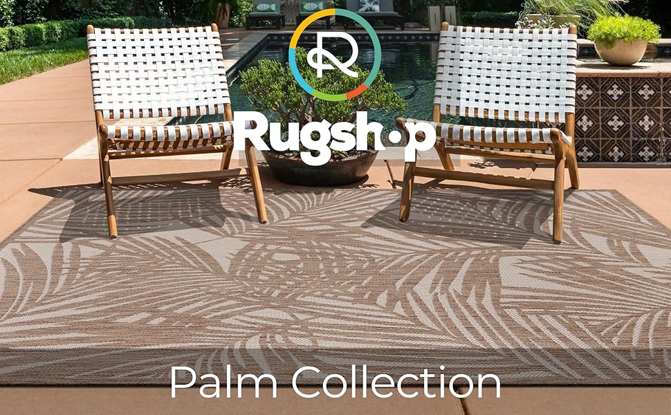 Rugshop outdoor floral summer rug patio balcony rug outdoor rug 5x7 6x9 rug soft outdoor rug summer