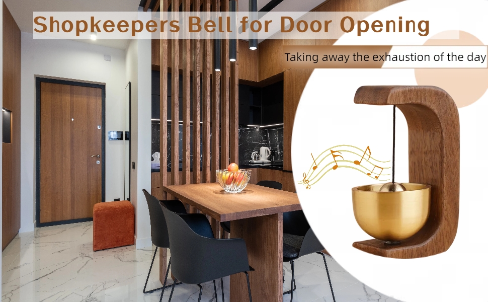 Shopkeepers bell for door opening