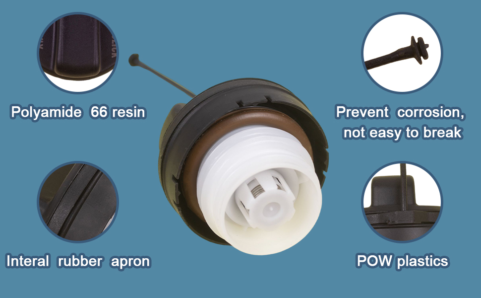 Gas Cap, Fuel Cap 17670T3WA01 Tank Cap Compatible with