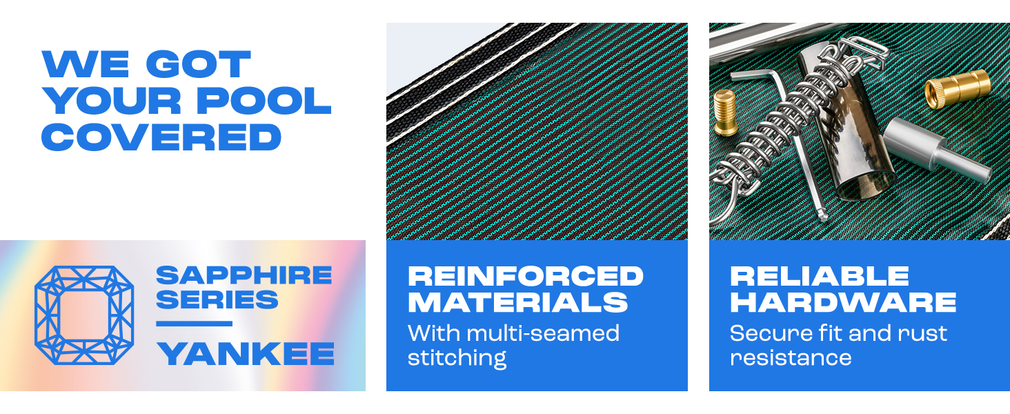 Yankee Pool Safety Inground Pool Cover Full Set w/Pool