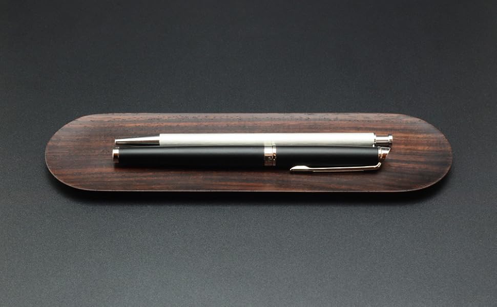 紫檀木ペン入れ Amazon | ペントレイ 木製 本紫檀 | 文具ケース・文具ホルダー