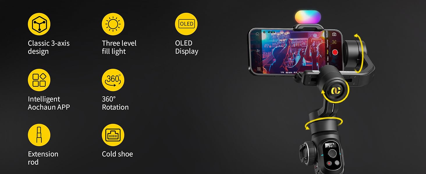 gimbal stabilizer for iphone gimbal gimbal handle phone gimbal iphone gimbal