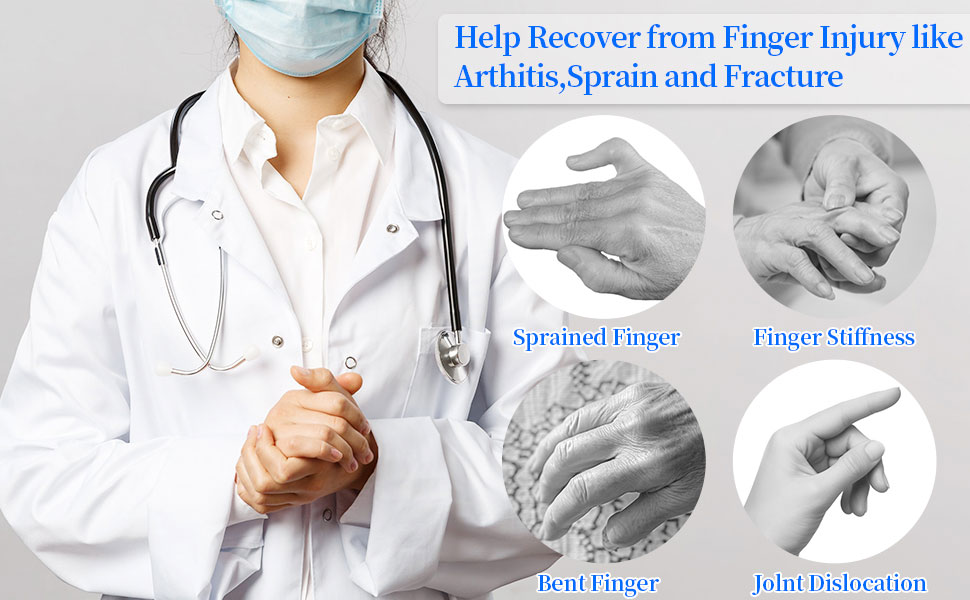 LLMSIX 3 Pcs Mallet Finger Splint Knuckles Brace Finger Splints