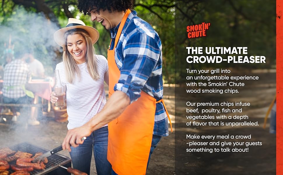 Smoking Chute Pecan Wood Chips Rich & Warm Flavor