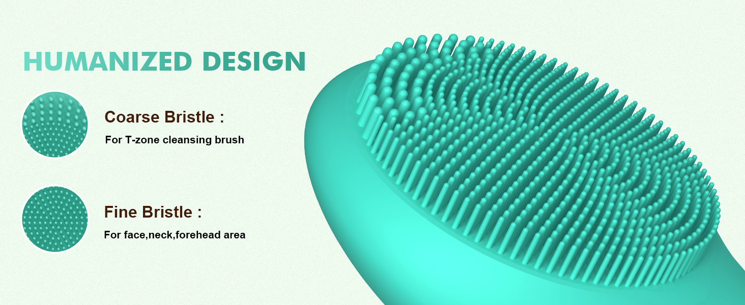 Face Scrubber Facial Cleansing Brush Silicone Face Scrubber Exfoliator for Men 