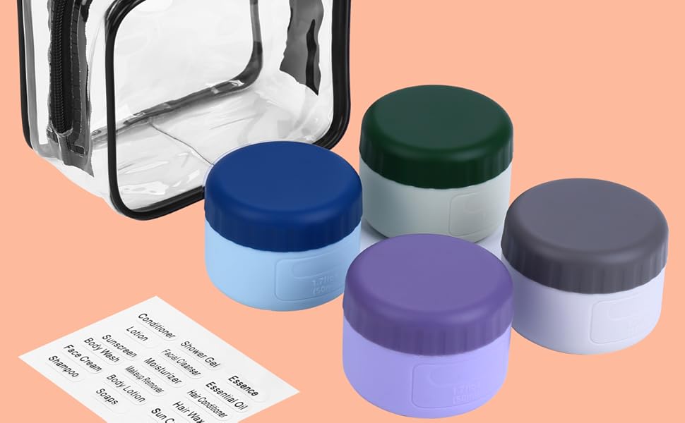 travel toiletry containers