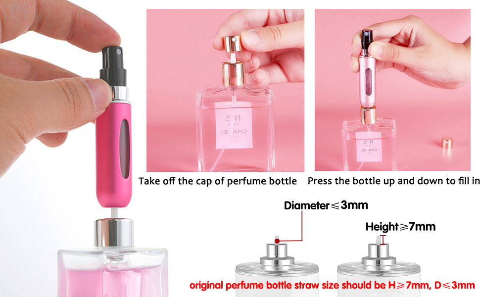 Buy Dizaa Portable Mini Refillable Perfume Bottle, Travel Perfume