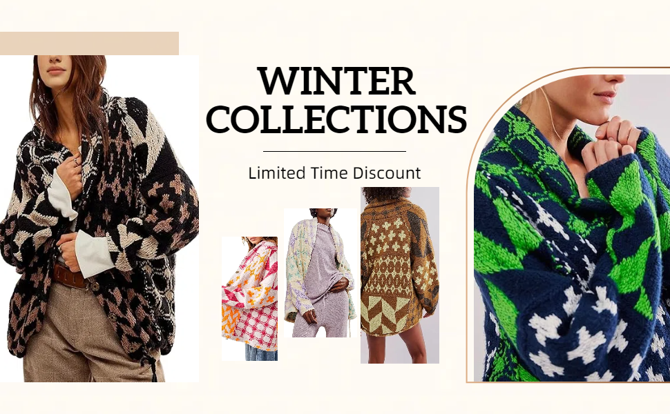 Oversized button down sweater