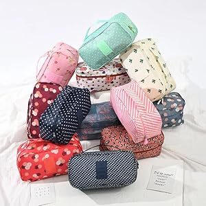 travel toiletry bag inner wear storage bra underwear travel pouches organizer for women