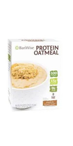 BariWise protein oatmeal maple brown sugar apple cinnamon healthy breakfast meal nutritional