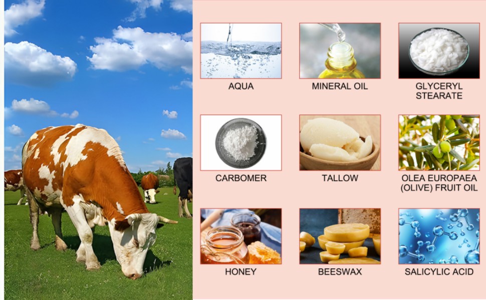 Tallow Cream, Beef Tallow And Honey Balm For Face