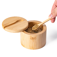 Round Salt Container to Storage Pepper Spice Bath Salt Sea Salt