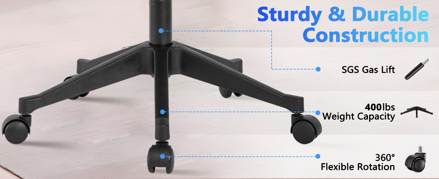 CLATINA Home Office Chair Ergonomic Desk Chair Mesh Computer Chairs 