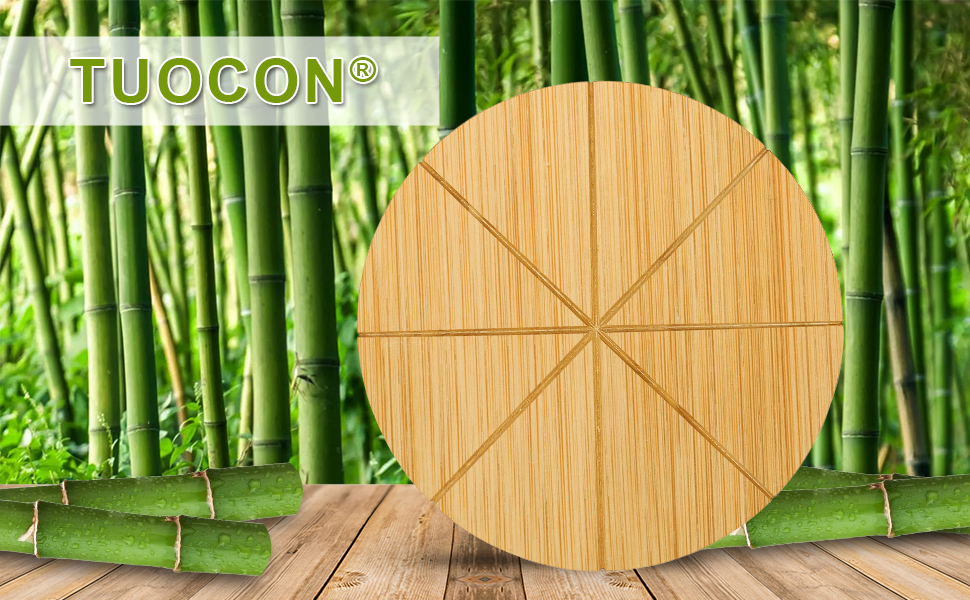 TUOCON Double Sided Pizza Cutting Board---Meet Your Daily Needs.