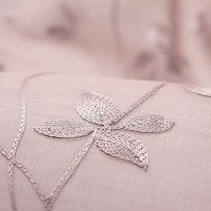 faux belgian flax curtain