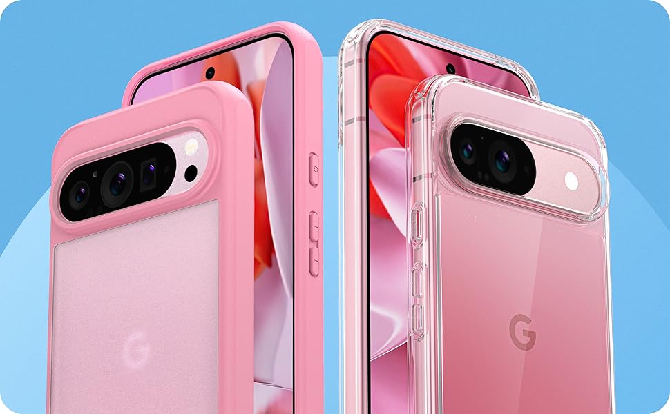 Amazon.com: JIC 1+1 Bundle - for Pixel 9 + 9 Pro Case - [One