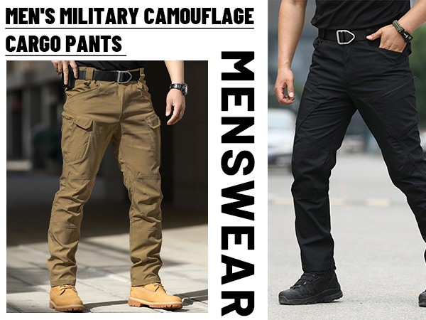 Amazon.com: Cargo Work Pants for Men Relaxed Fit Multi