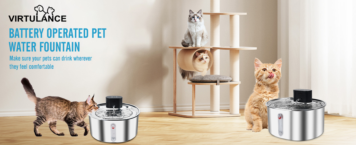 pumpless pet water fountain
