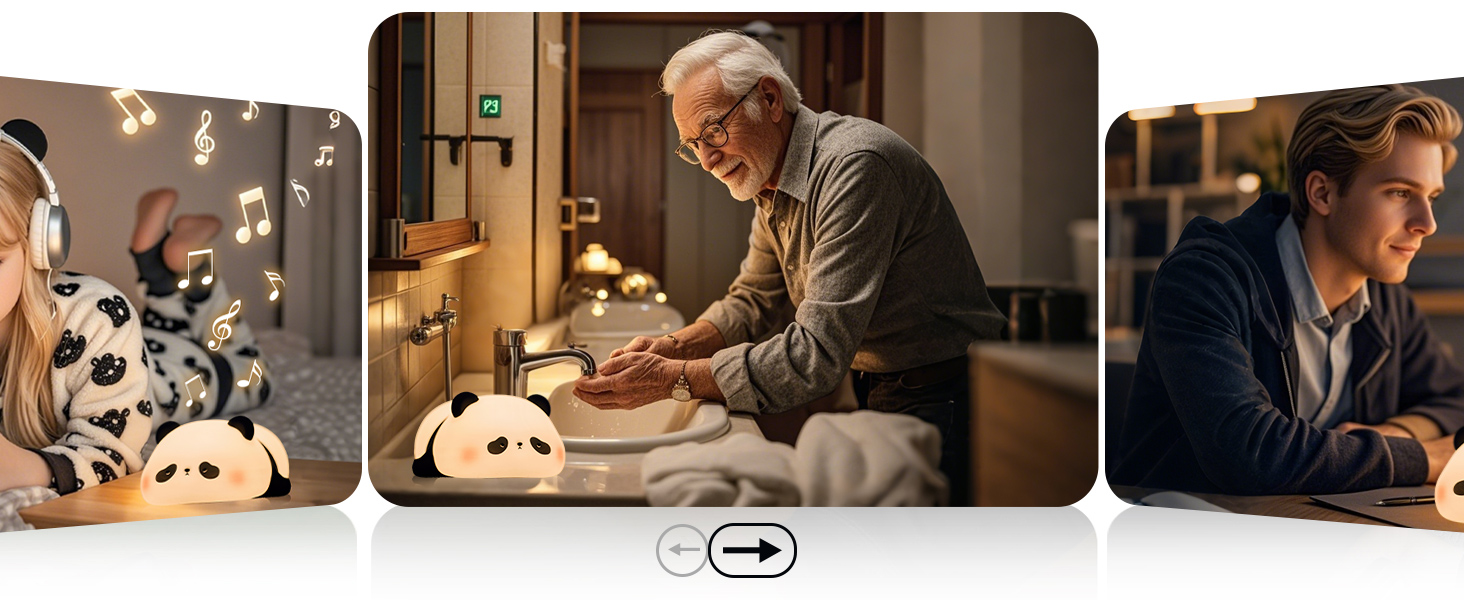 panda night light