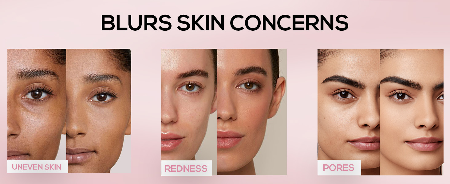 RENEE Blurring Matte Finish Liquid Foundation, Lightweight, Full Coverage 