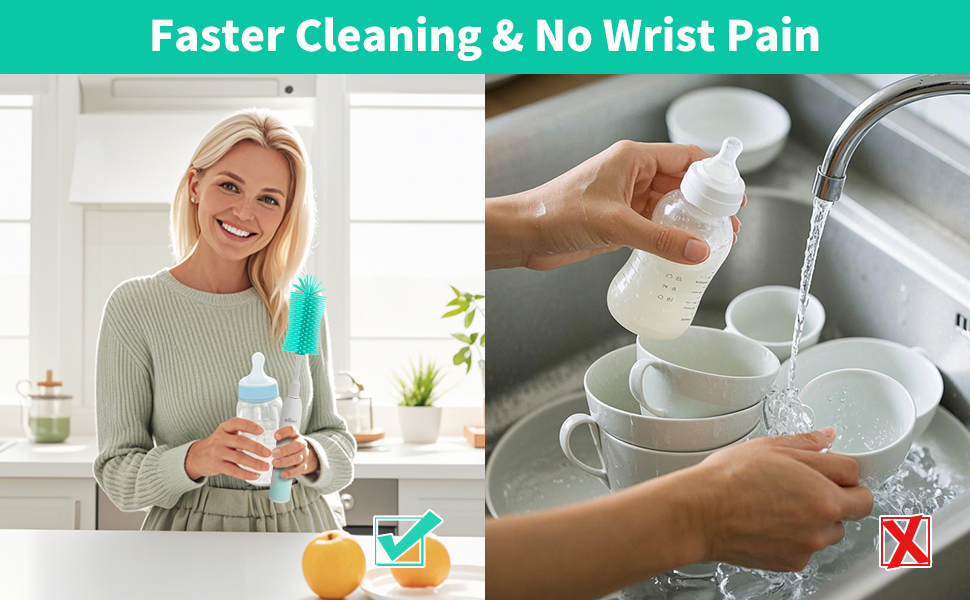 electric baby bottle brush cleaner bottle washer baby bottle cleaner brush set travel bottle cleaner