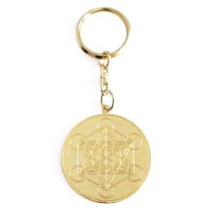 幾何学的デザイン キーホルダー Amazon.co.jp: シュリ・ヤントラキーホルダー 純金(24金)メッキ