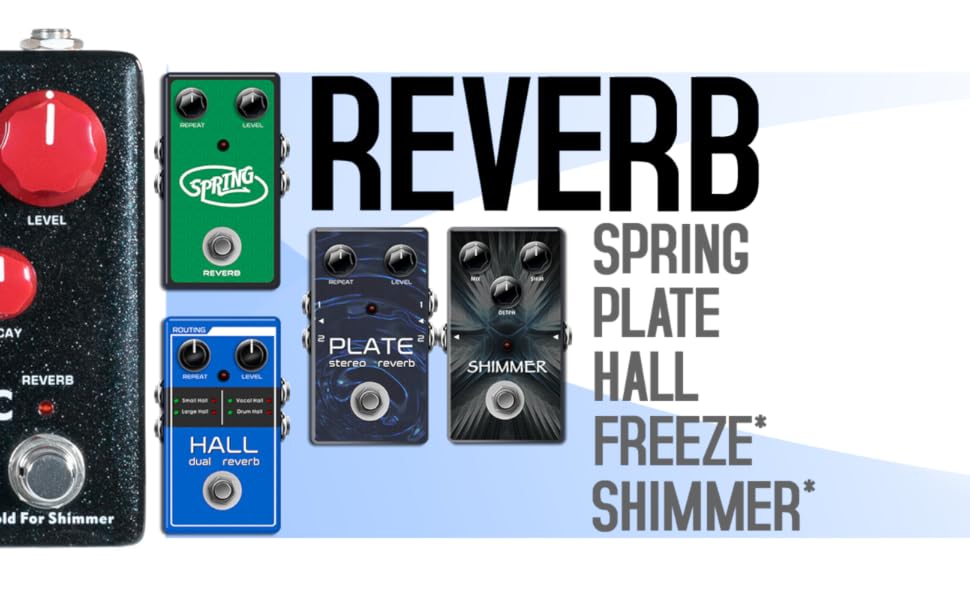 Amazon.com: NUX Atlantic Multi Delay and Reverb Effect Pedal
