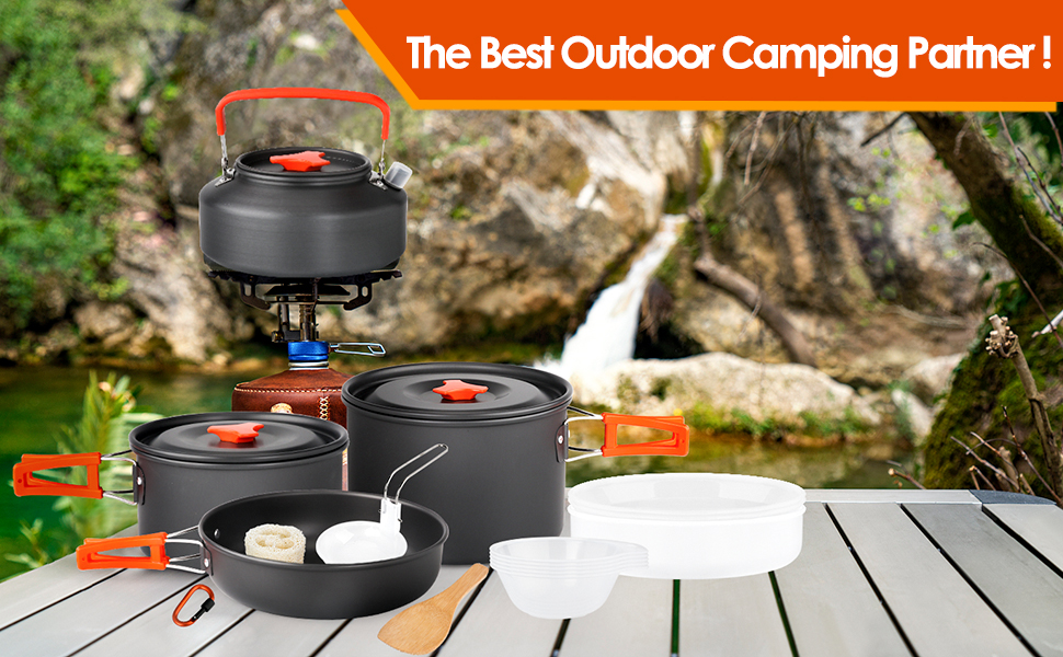 Gutsdoor Camping Cookware Set