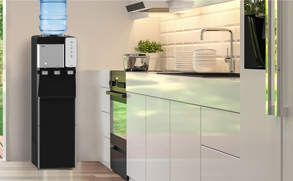 SOOPYK Hot and Cold Water Cooler Dispenser with Ice Maker 5