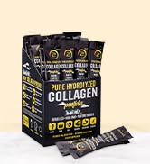 Premium Collagen Peptides Powder Supplement Travel Packs (30pcs), Unflavored, Hydrolyzed Collagen...