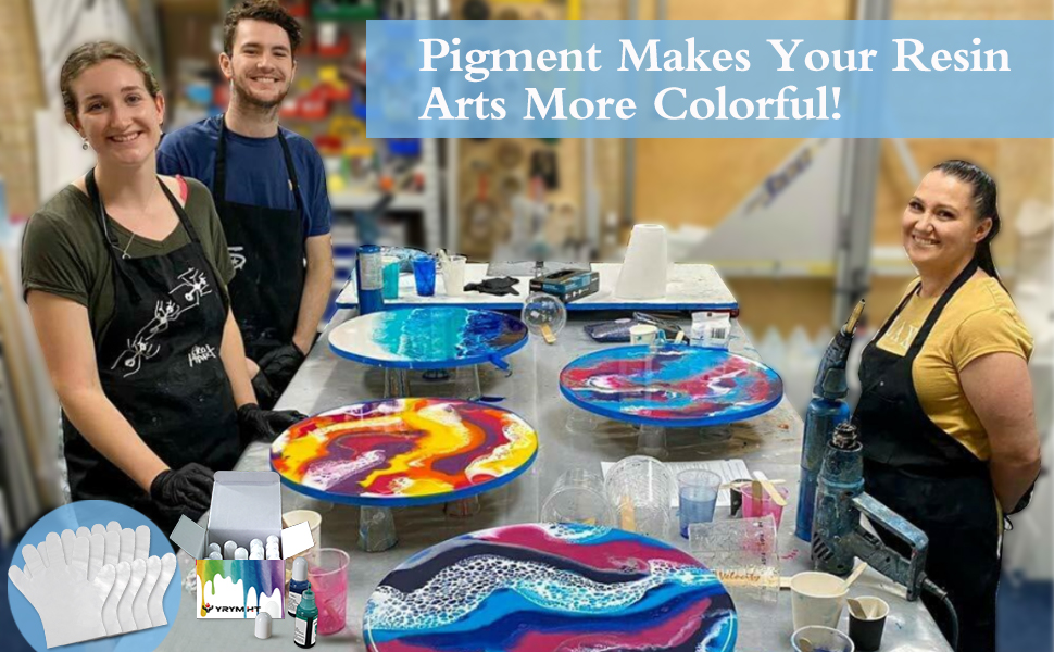 YRYM HT Epoxy Resin Pigment 24 Colors Transparent NonToxic UV Epoxy Resin Dye Liquid for UV