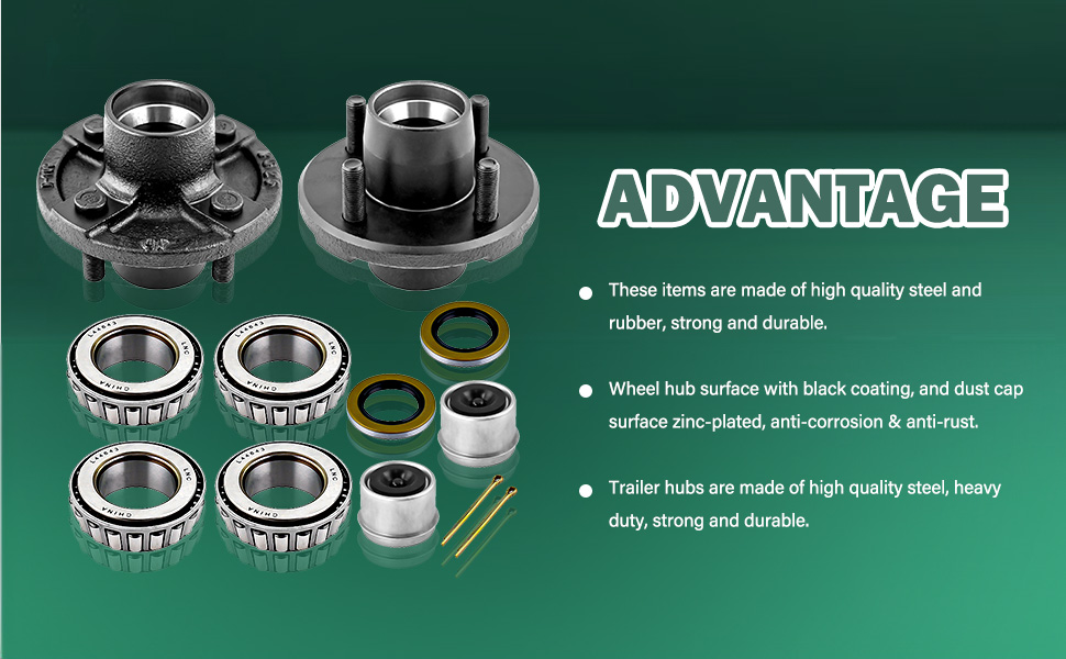 4 lug trailer hub