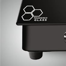 Orange Elite 401 Glass Black Color Gas Stove