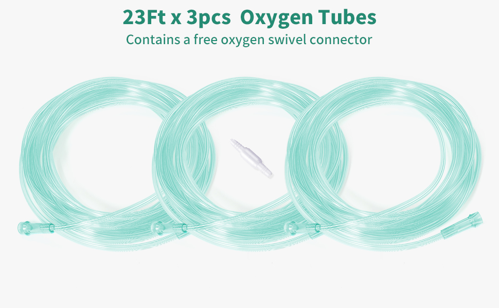 ANSNF 23Ft Oxygen Tubing, Crush Resistant High Flow Oxygen