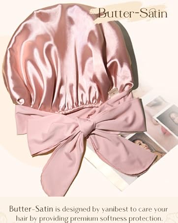 butter-satin bonnet for hair care