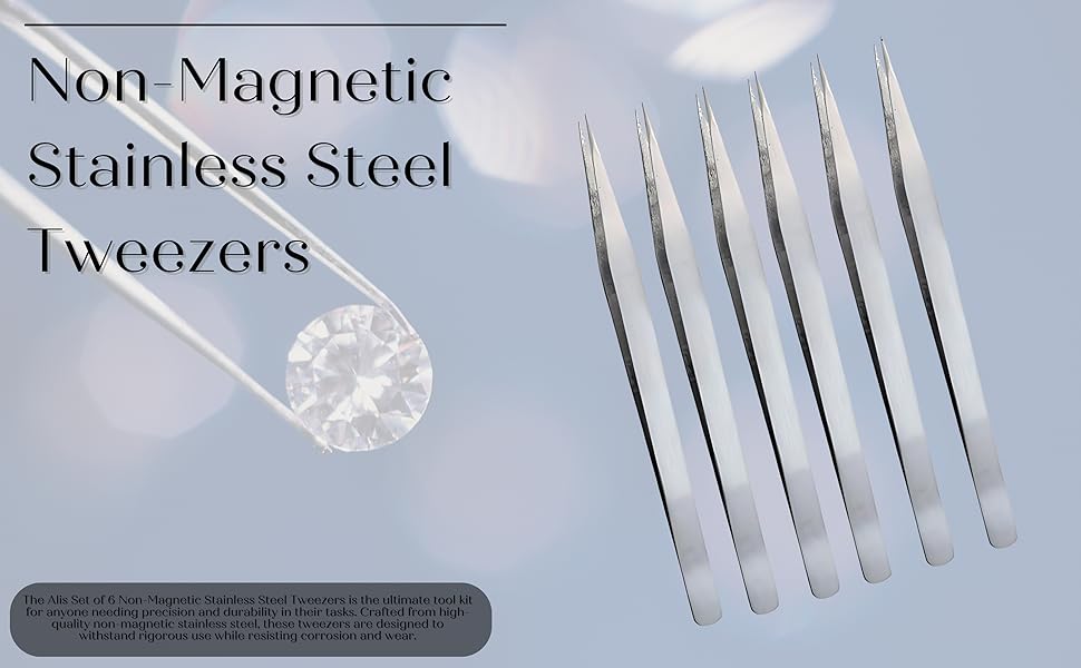 Non-Magnetic stainless steel Tweezers