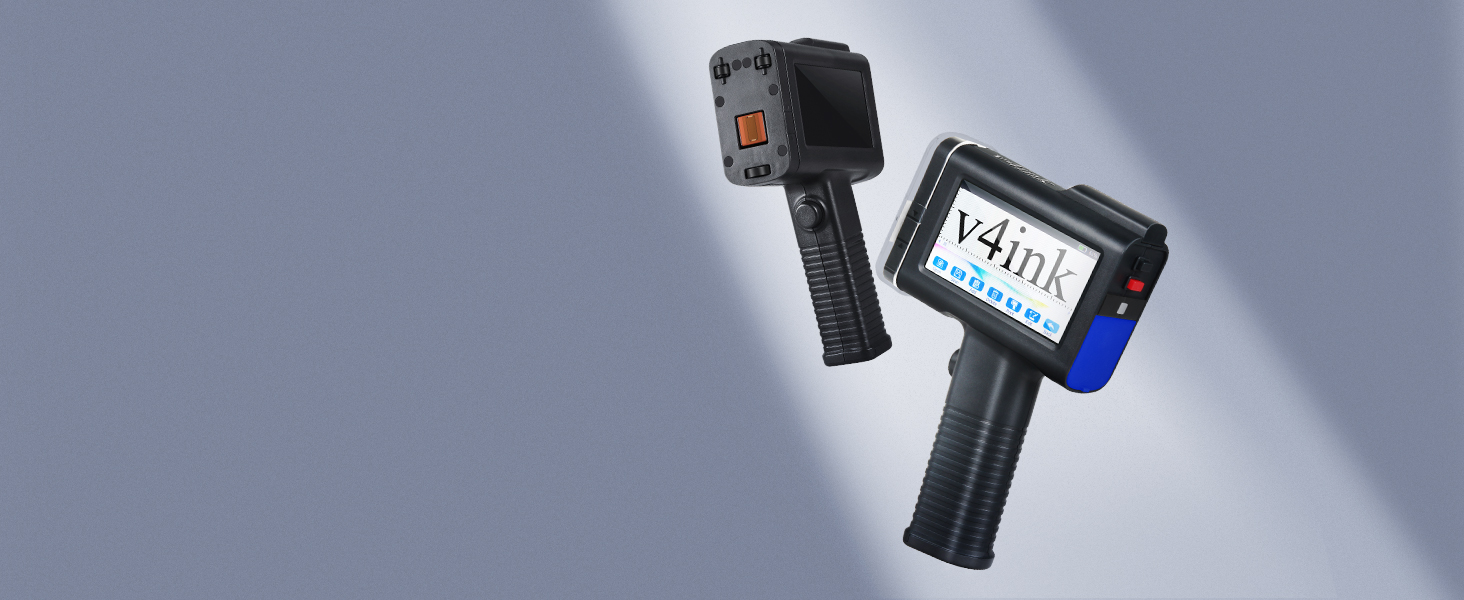 v4ink Portable Handheld Printer Labeler BTHH6105B2 use for QR Code Barcode